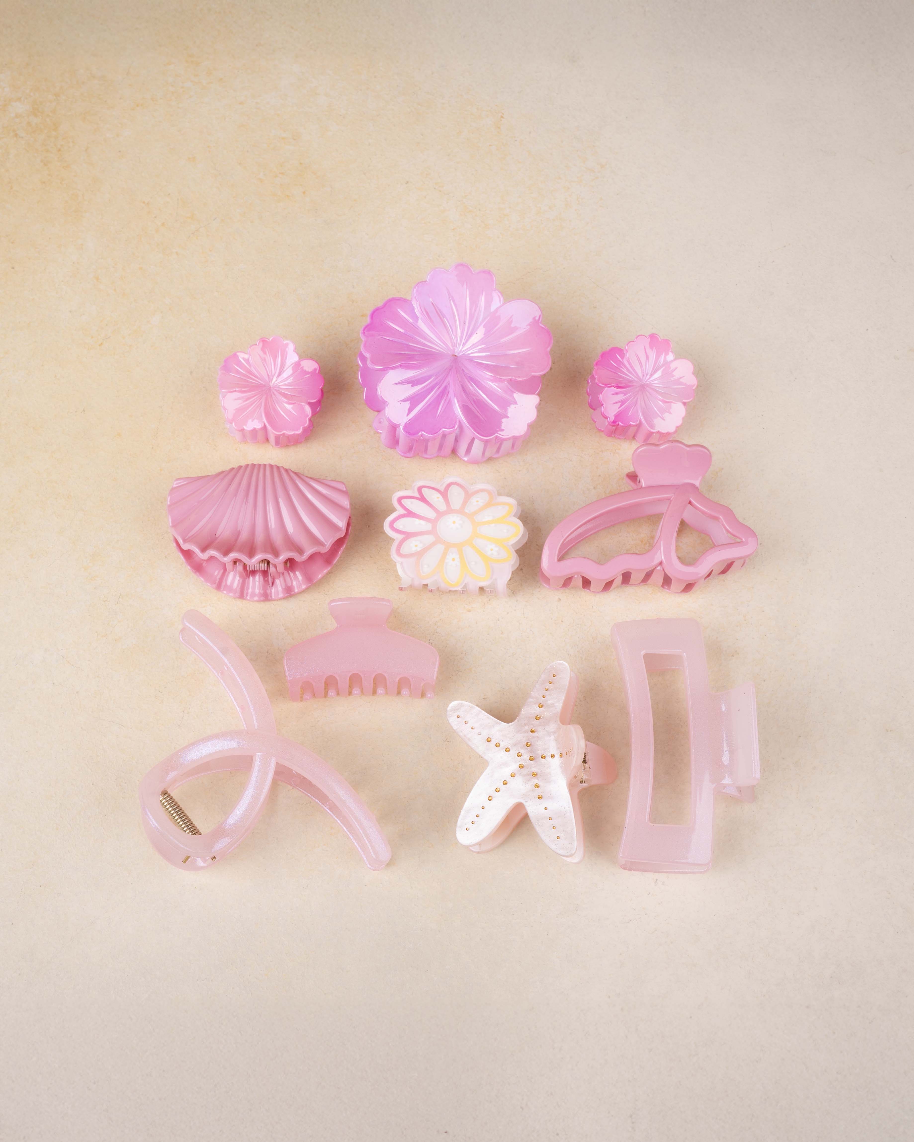 Rosy Charm Claw – Set of 10
